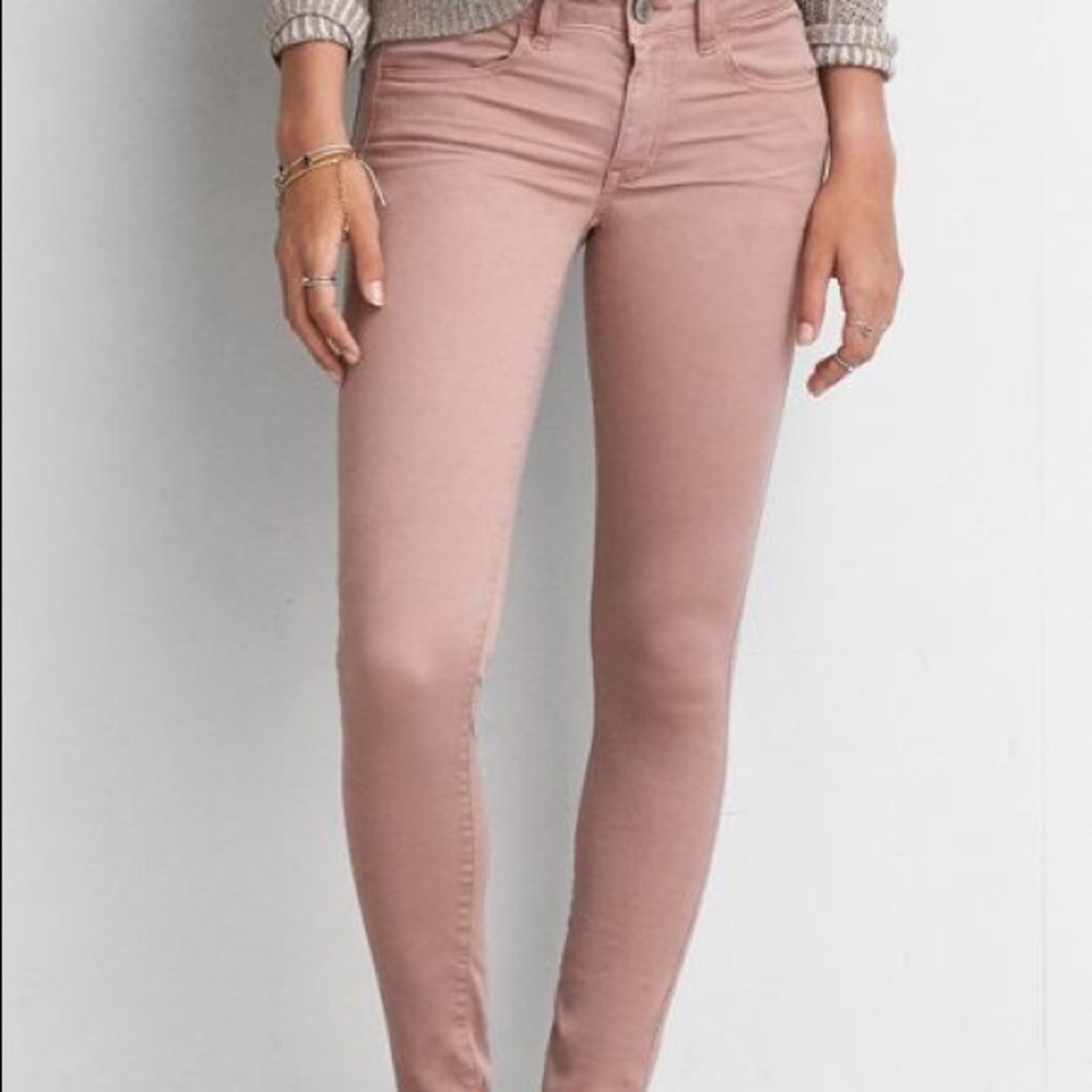 Pink Jegging Skinny American Eagle